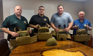 5 Ballistic Plate Carriers and Helmet for NCSO